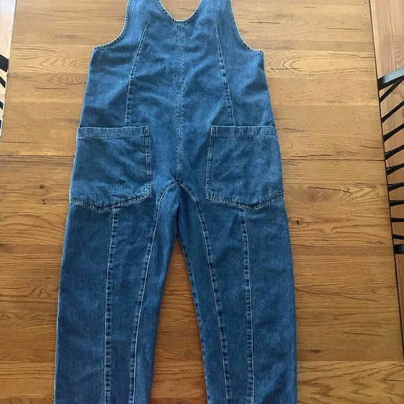 Free People High Roller Sleeveless Jumpsuit Medium - Picture 7 of 11